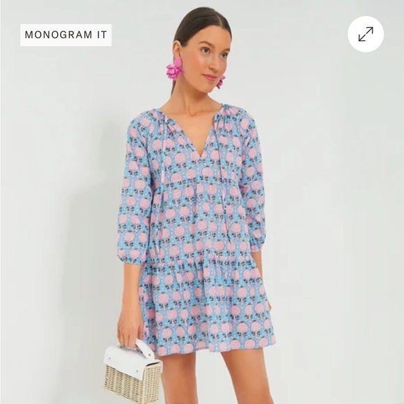 SZ BLOCKPRINTS
Exclusive Liberty Pink Priya Dress - Picture 1 of 4